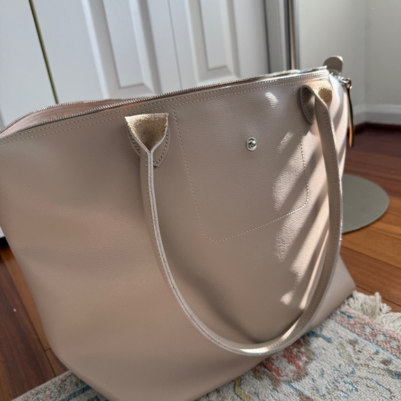 Longchamp Le Pliage City Large Coated Canvas Tote Bag - Picture 5 of 14